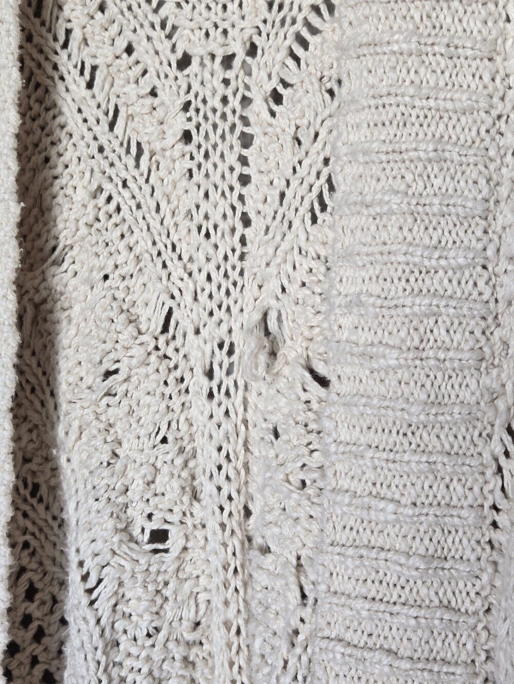 Spell Carmen Knit Cardigan in Cream Size S/M - Picture 9 of 9